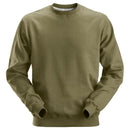 Snickers 2810 Sweatshirt Khaki Green