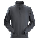 Snickers 2818 Sweatshirt Met 1/2 Rits Steel Grey - Base