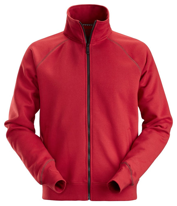 Snickers 2886 Sweatshirt Jack Met Rits Chili Red - Base