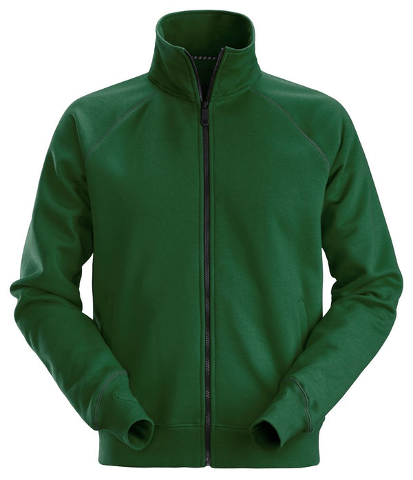 Snickers 2886 Sweatshirt Jack Met Rits Forest Green