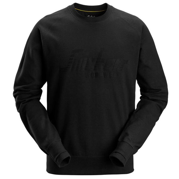 Snickers 2892 Logo Sweatshirt Black