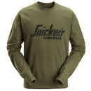 Snickers 2892 Logo Sweatshirt Khaki Green