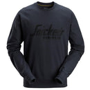 Snickers 2892 Logo Sweatshirt Dark Navy Melange