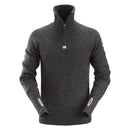Snickers 2905 1/2 Zip Wollen Sweater Anthracite Melange - Base