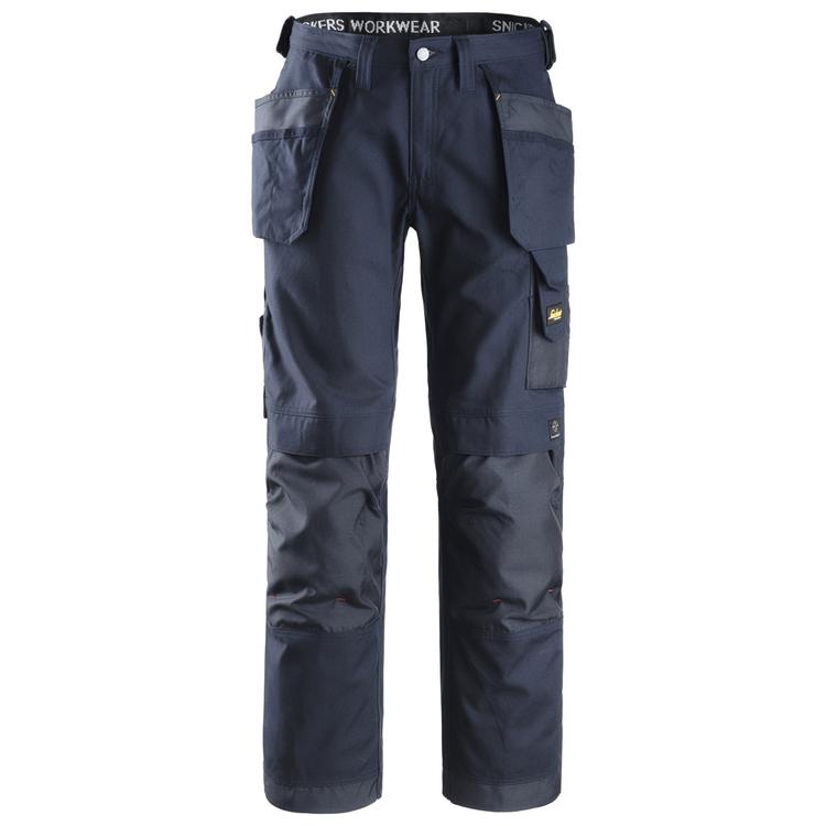 Snickers 3214 Canvas+ Werkbroek Met Holsterzakken Navy