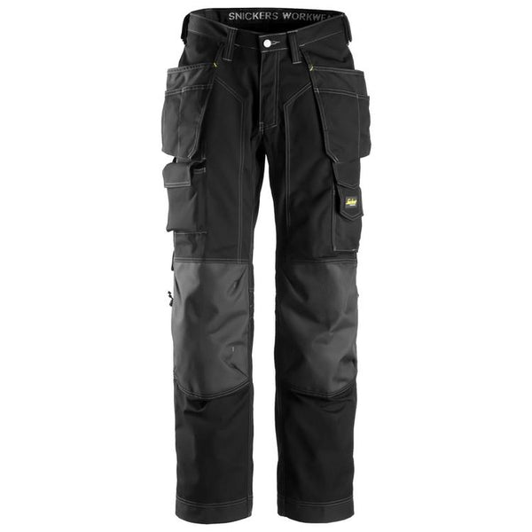 Snickers 3223 Rip-Stop Vloerleggersbroek Met Holsterzakken Black