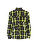 Werkkledij Blaklader 3299 Overhemd Flanel High Vis