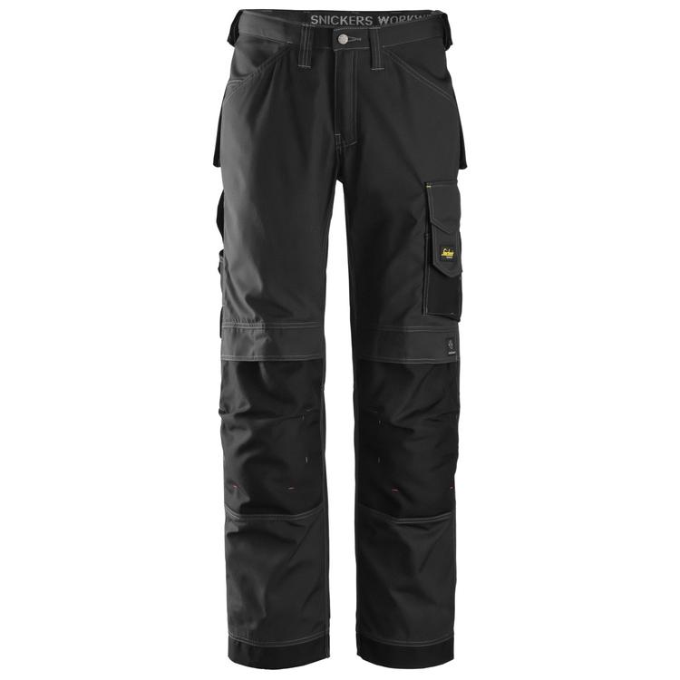 Snickers 3313 Rip-Stop Werkbroek Black