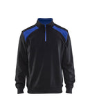 Werkkledij Blaklader 3353 Sweatshirt Bi-Colour Met Halve Rits