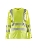Werkkledij Blaklader 3485 Dames T-Shirt Lange Mouw High Vis