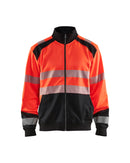 Werkkledij Blaklader 3558 Sweatshirt Hele Rits High Vis