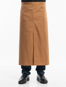 Horecakledij Chaud Devant Slit Camel Schort