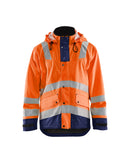 Werkkledij Blaklader 4307 Regenjas Gevoerd High Vis Level 2
