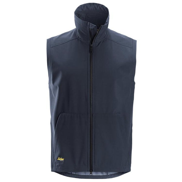 Snickers 4505 Allroundwork Windproof Soft Shell Bodywarmer Navy - Base