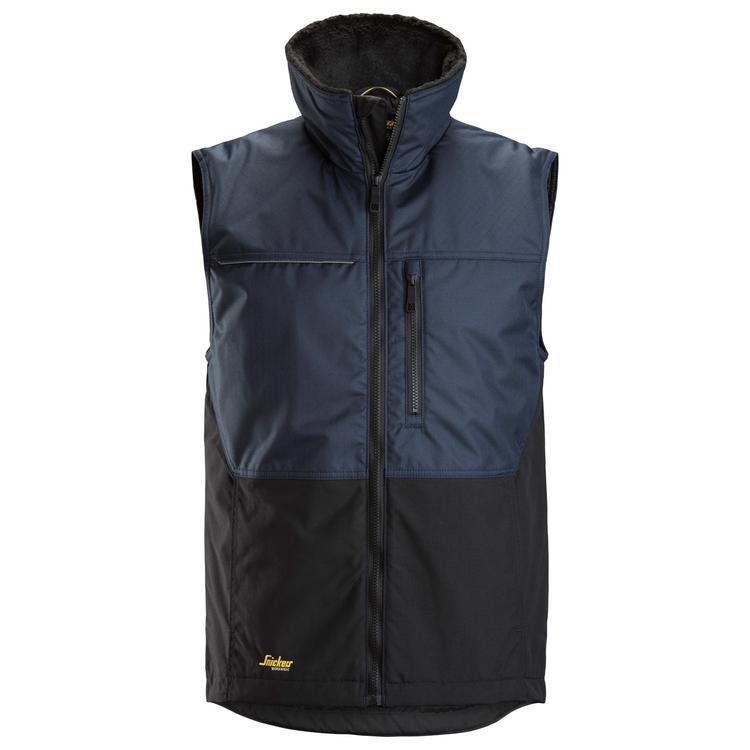 Snickers 4548 Allroundwork Winter Bodywarmer Navy - Black