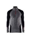 Werkkledij Blaklader 4699 Onderhemd Zip-Neck 100% Merino Xwarm