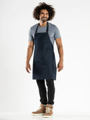 Horecakledij Chaud Devant Plain Blue Denim 31" Schort