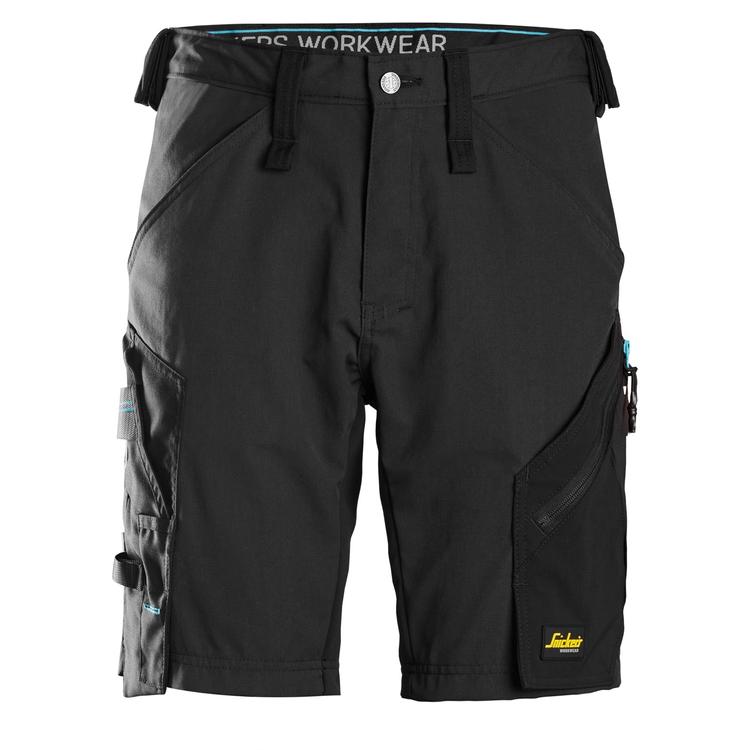 Snickers 6112 Litework 37.5 Korte Werkbroek Black