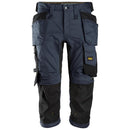 Snickers 6142 Allroundwork Stretch Pirate Broek Met Holsterzakken Navy - Black