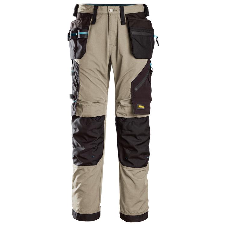 Snickers 6210 Litework 37.5 Werkbroek Met Holsterzakken Khaki - Black