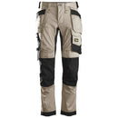 Snickers 6241 Allroundwork Stretch Werkbroek Met Holsterzakken Khaki - Black