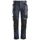Snickers 6241 Allroundwork Stretch Werkbroek Met Holsterzakken Navy - Black