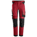 Snickers 6341 Allroundwork Stretch Werkbroek Chili Red - Black