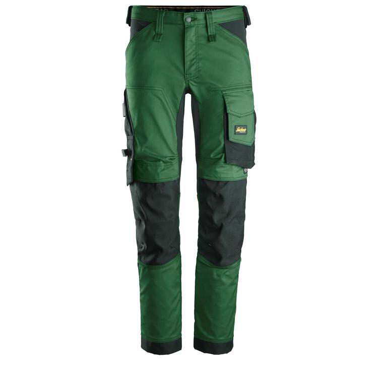 Snickers 6341 Allroundwork Stretch Werkbroek Forest Green - Black