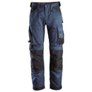 Snickers 6351 Allroundwork Stretch Loose Fit Werkbroek+ Navy - Black