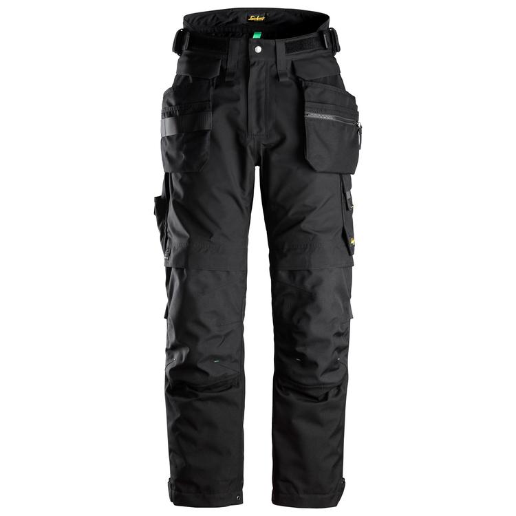 Snickers 6580 Flexiwork Gore-Tex 37.5 Geïsoleerde Werkbroek+ Met Holsterzakken Black