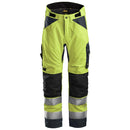 Snickers 6639 Allroundwork High-Vis 37.5 Isolerende Werkbroek+ Klasse 2 Hv Yellow - Steel Grey