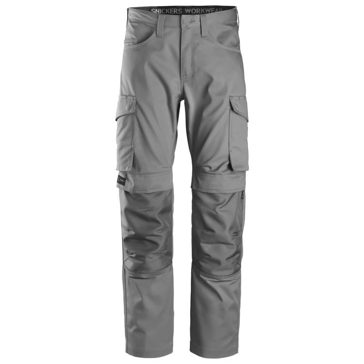 Snickers 6801 Service Broek Met Kniestukzakken Grey