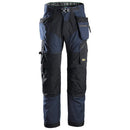 Snickers 6902 Flexiwork Werkbroek+ Met Holsterzakken Navy - Black