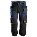 Snickers 6905 Flexiwork Pirate Werkbroek+ Met Holsterzakken Navy - Black