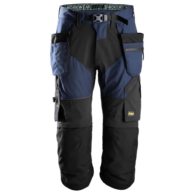 Snickers 6905 Flexiwork Pirate Werkbroek+ Met Holsterzakken Navy - Black