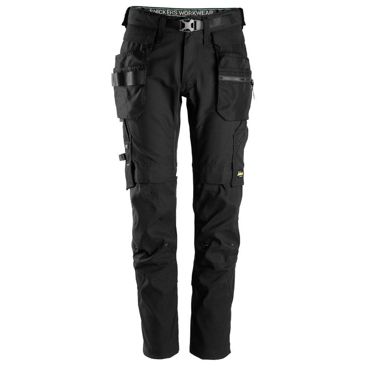 Snickers 6972 Flexiwork Werkbroek Met Afneembare Holsterzakken Black