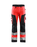 Werkkledij Blaklader 7155 Dames Werkbroek High Vis Zonder Spijkerzakken