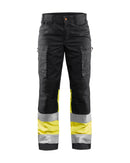 Werkkledij Blaklader 7161 Dames Werkbroek High Vis Met Stretch