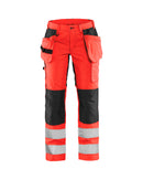 Werkkledij Blaklader 7163 Dames Werkbroek High Vis Met Stretch