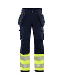 Werkkledij Blaklader 7193 Dames High Vis 4-Weg Stretch Werkbroek