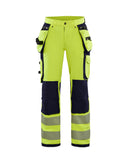 Werkkledij Blaklader 7197 Dames High Vis 4-Weg Stretch Werkbroek