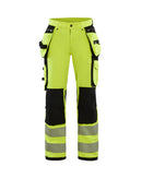 Werkkledij Blaklader 7197 Dames High Vis 4-Weg Stretch Werkbroek