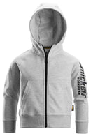 Snickers 7512 Junior Logo Full-Zip Hoodie Black