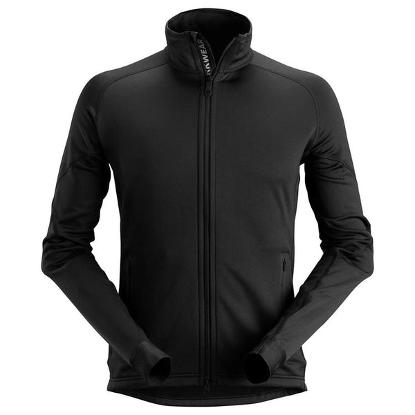 Snickers 8003 Polartec Power Stretch 2.0 Stretch Full Zip Fleece Jack Black