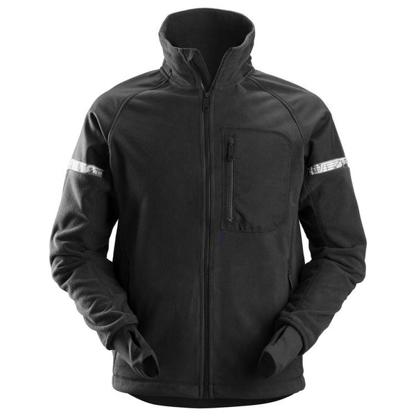 Snickers 8005 Allroundwork Windproof Fleece Jack Black