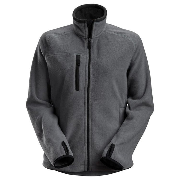 Snickers 8027 Polartec Dames Fleece Jack Steel Grey - Black