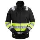 Snickers 8034 High-Vis Klasse 1 Jack Met Rits Black - Hv Yellow