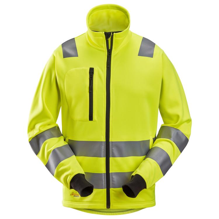 Snickers 8036 Allroundwork High-Vis Jack Met Rits Klasse 2/3 Hv Yellow - Base