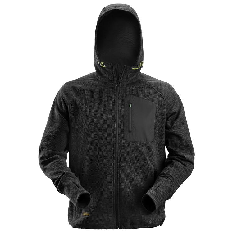 Snickers 8041 Flexiwork Fleece Hoodie Black