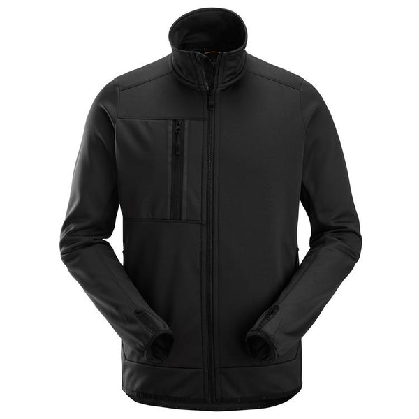 Snickers 8059 Allroundwork Fleece Jack Met Rits Black